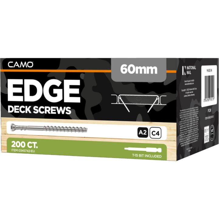 Terrassikruvi Camo ProTech C4 4,2 x 60 mm 200 tk