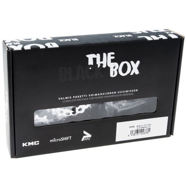 Kett BlackBox KMC Z8 ja kassett CS-H081 8 käiku