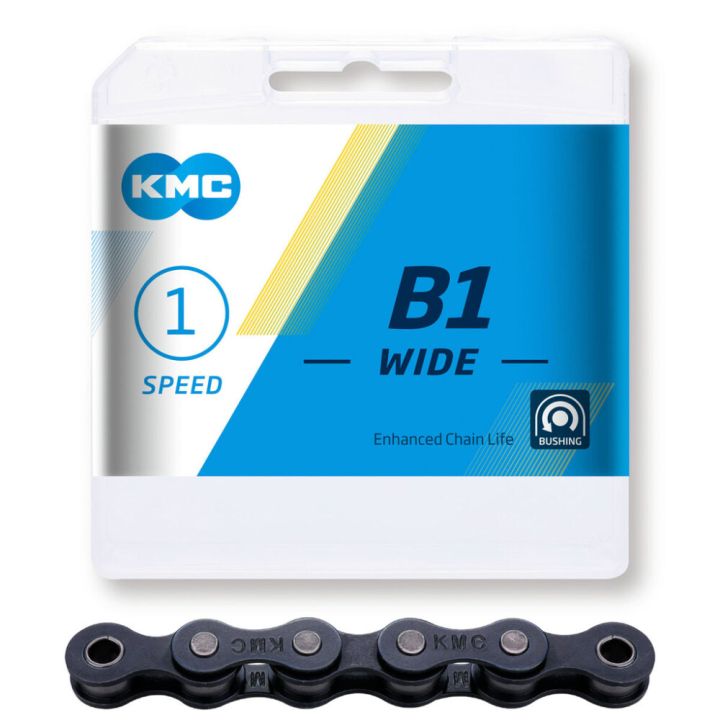 Kett KMC B1 wide black 1/2" x 1/8" 112 lüli 1 käik