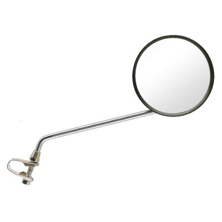Tahavaatepeegel rattale Cavo must/hõbedane 10 cm