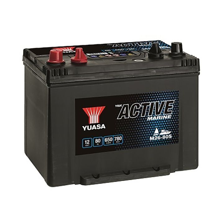 Käivitusaku Yuasa M26-80S Active 26 x 17,4 x 22,5 cm