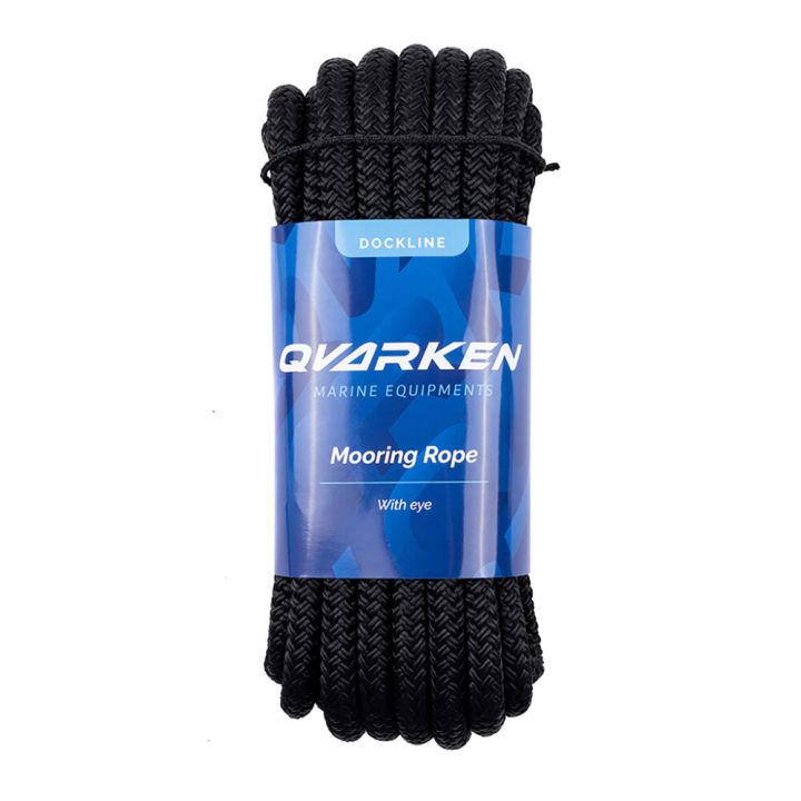 Kinnitusots Qvarken Dockline aasaga must 14 mm x 6 m