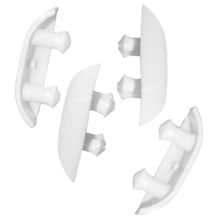 Vee vooluava kate Solid Elements PVC akendele valge 20 mm 4 tk