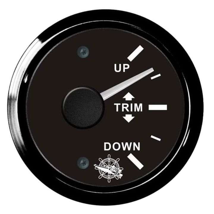 Trimmimeeter Osculati 12/24 V must Ø 57 mm