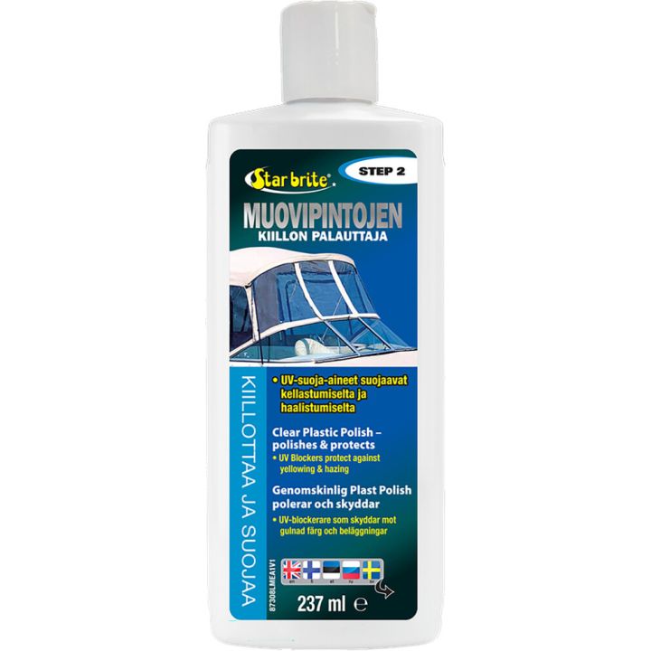 Plastpindade poleerimisvahend Star brite 237 ml samm 2
