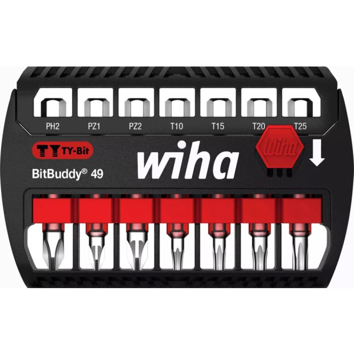 Otsikute komplekt Wiha BitBuddy® TY-otsik 7-osaline