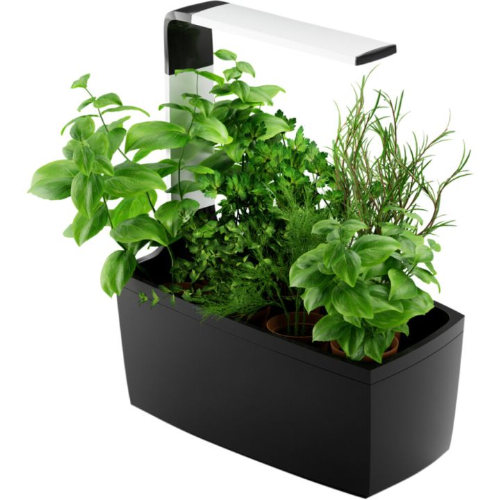 Nutikas Lillepott Tregen T6, must