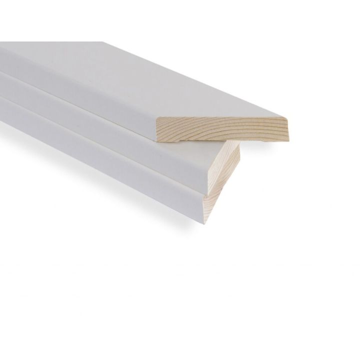 Uksepiirdeliistude komplekt mänd valge 12 x 58 mm