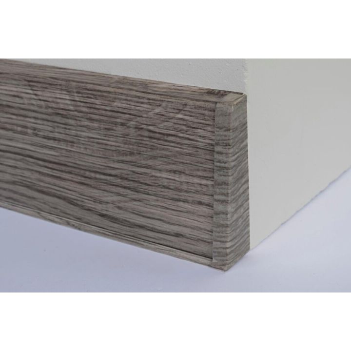 Põrandaliistu ots PVC Dark Pine parem 22 x 75 mm