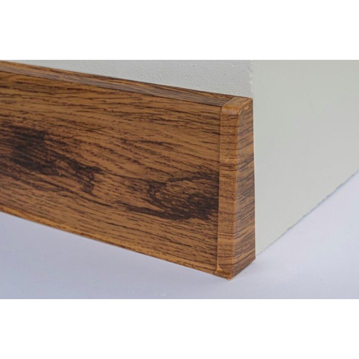 Põrandaliistu ots PVC Cantabrian Oak parem 22 x 75 mm