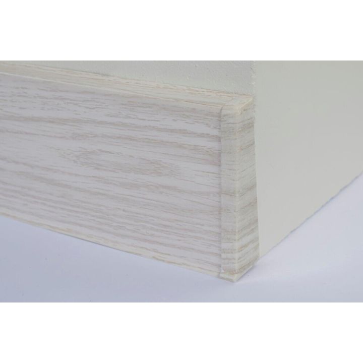 Põrandaliistu ots PVC Aspen Oak parem 22 x 75 mm