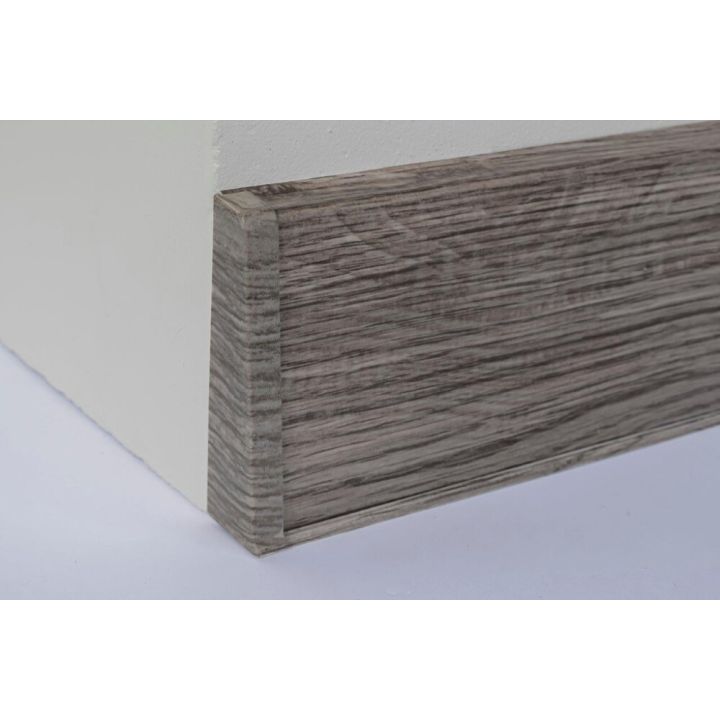 Põrandaliistu ots PVC Dark Pine vasak 22 x 75 mm