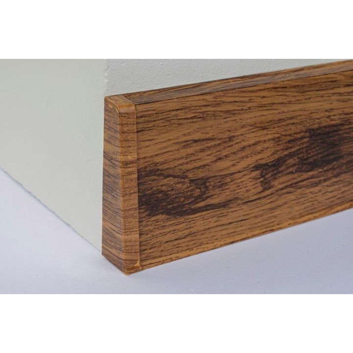 Põrandaliistu ots PVC Cantabrian Oak vasak 22 x 75 mm