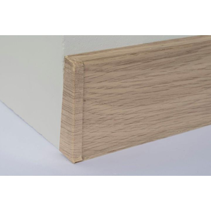 Põrandaliistu ots PVC Alcanta Oak vasak 22 x 75 mm