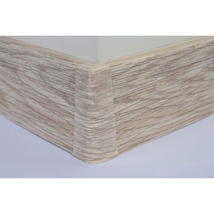 Põrandaliistu välisnurk PVC Bilbao Oak 22 x 75 mm