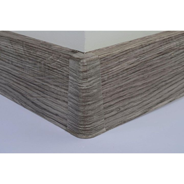 Põrandaliistu välisnurk PVC Dark Pine 22 x 75 mm