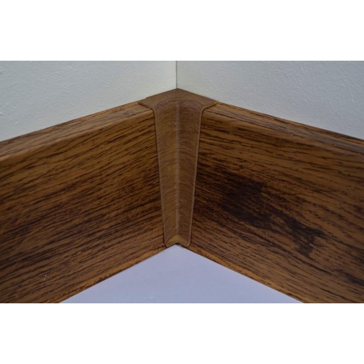 Põrandaliistu sisenurk PVC Cantabrian Oak 22 x 75 mm