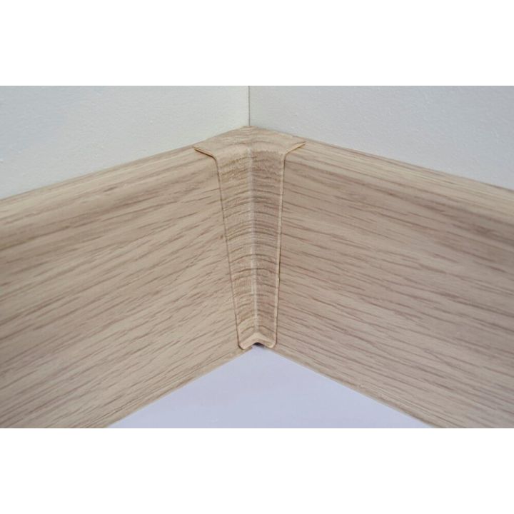 Põrandaliistu sisenurk PVC Alcanta Oak 22 x 75 mm