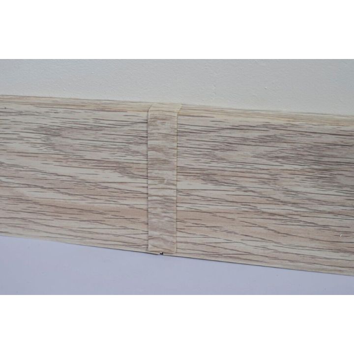 Põrandaliistu ühendustükk PVC Bilbao Oak 22 x 75 mm
