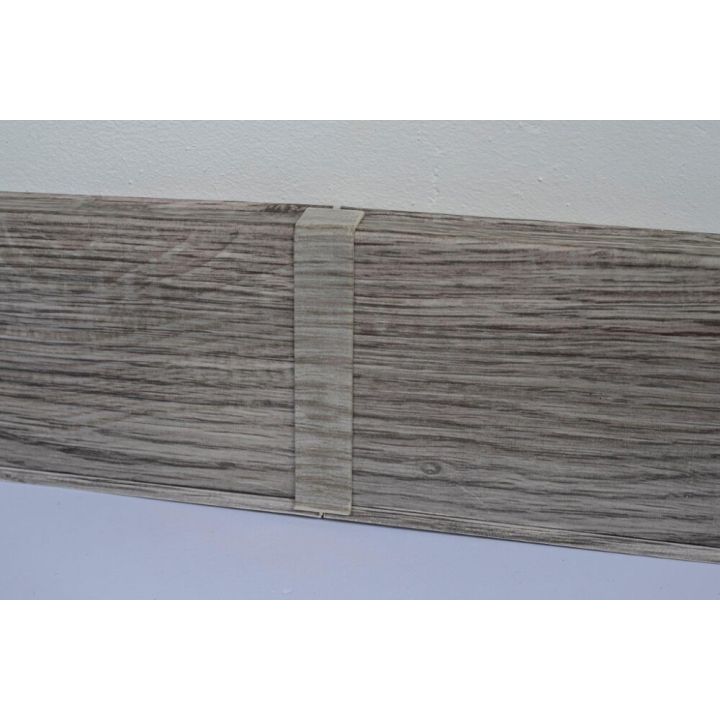 Põrandaliistu ühendustükk PVC Dark Pine 22 x 75 mm