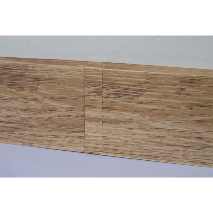 Põrandaliistu ühendustükk PVC Liguria Oak 22 x 75 mm