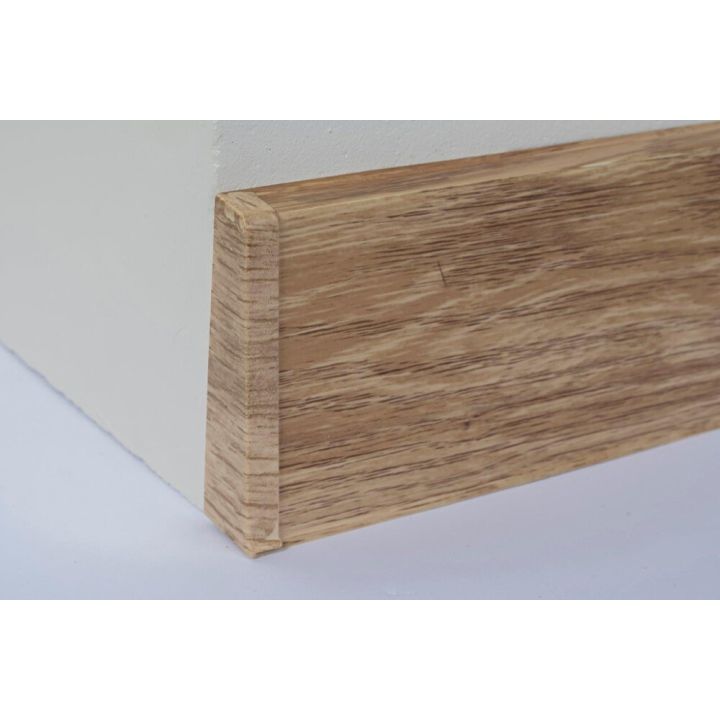 Põrandaliistu ots PVC Liguria Oak vasak 22 x 75 mm