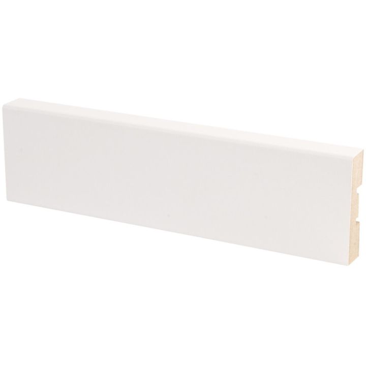 Katteliist Maler MDF valge E0 15 x 42 x 2200 mm