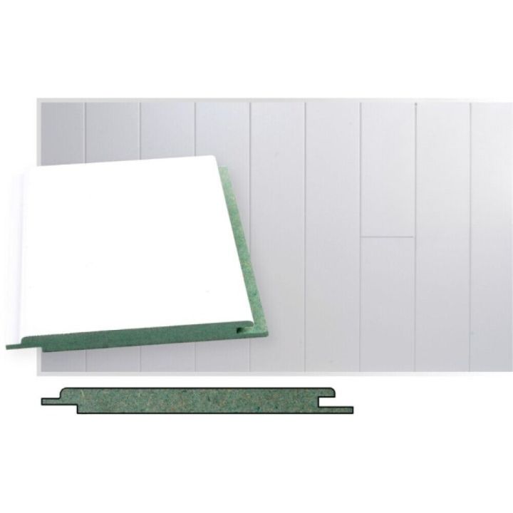 Laepaneel Maler SPA MDF valge 8 x 120 x 1890 mm