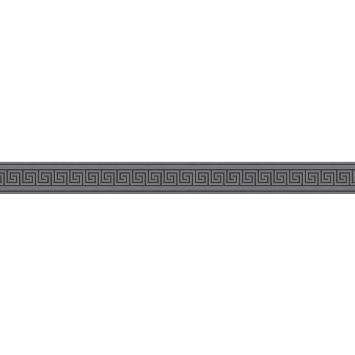 Bordüür Graphics 5 m x 4 cm, must