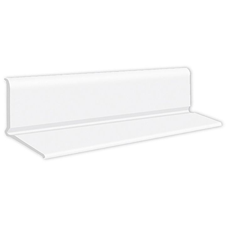 Nurgaliist isekleepuv PVC valge 18,5 x 18,5 x 5000 mm