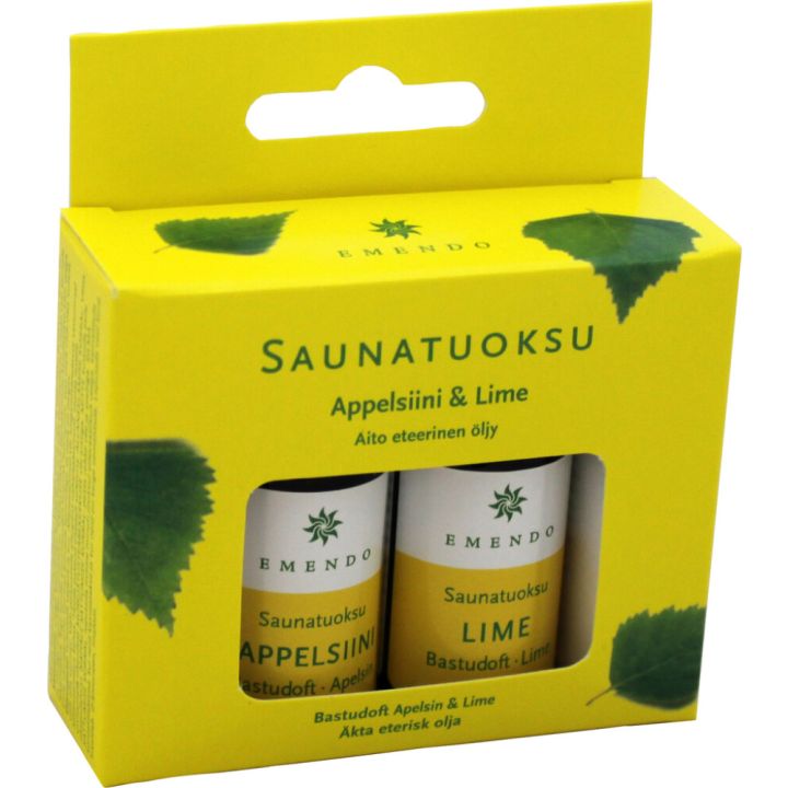 Saunaaroomid Emendo apelsin ja laim 2 x 10 ml
