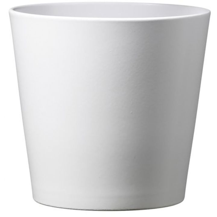 Ümbrispott Soendgen Dallas Ø 10 cm, valge