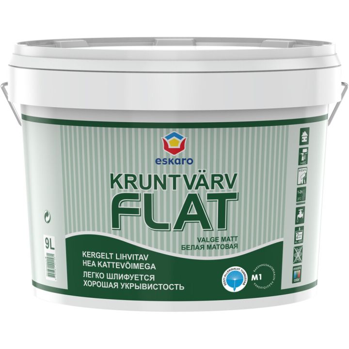 Kruntvärv Eskaro Flat 9 l