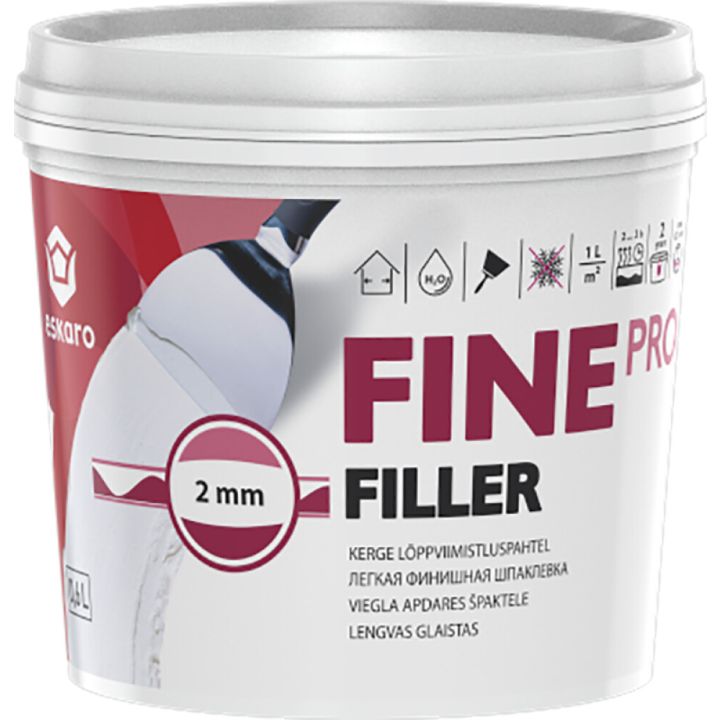 Kergviimistluspahtel Eskaro Fine Pro Filler 0,6 l