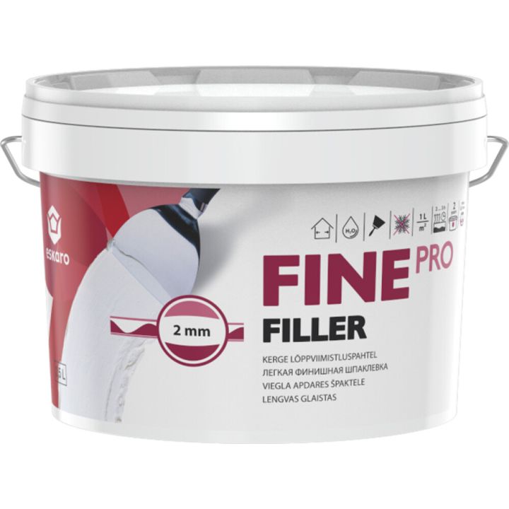 Kergviimistluspahtel Eskaro Fine Pro Filler 2,5 l