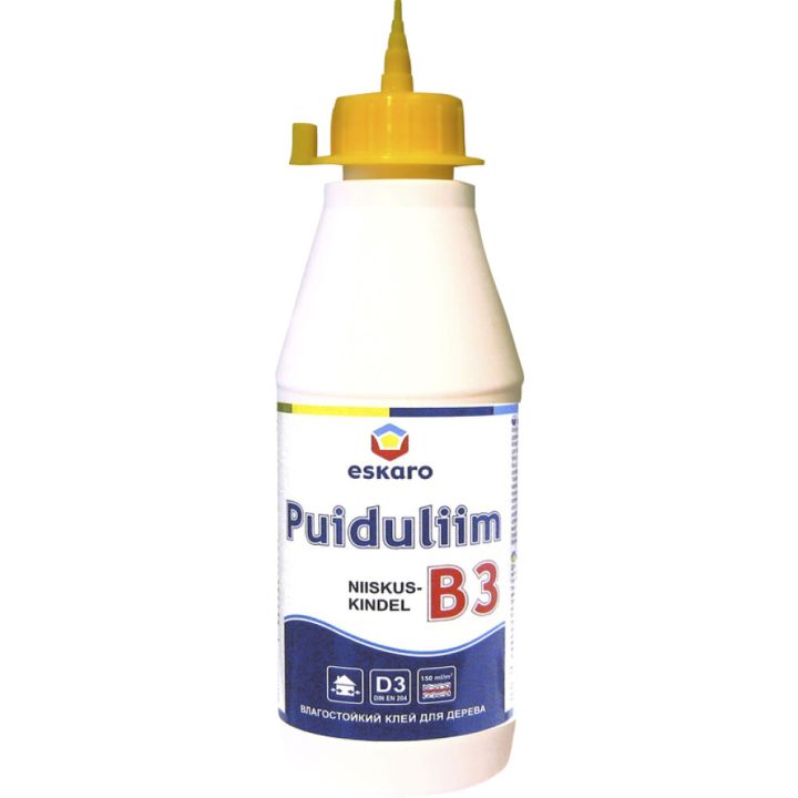 Niiskuskindel puiduliim B3 0,33 l