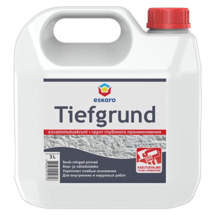 Süvaimmutuskrunt Eskaro Tiefgrund 3 l