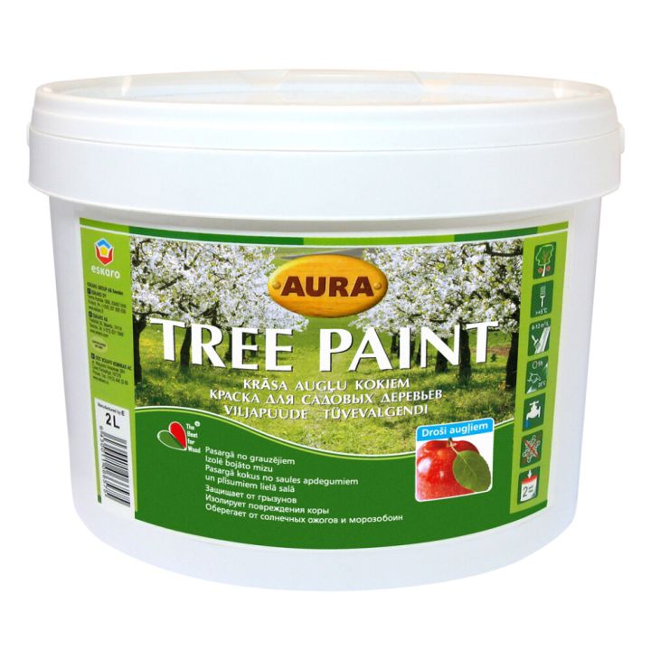 Viljapuude tüvevalgendi Aura Tree Paint 2 l