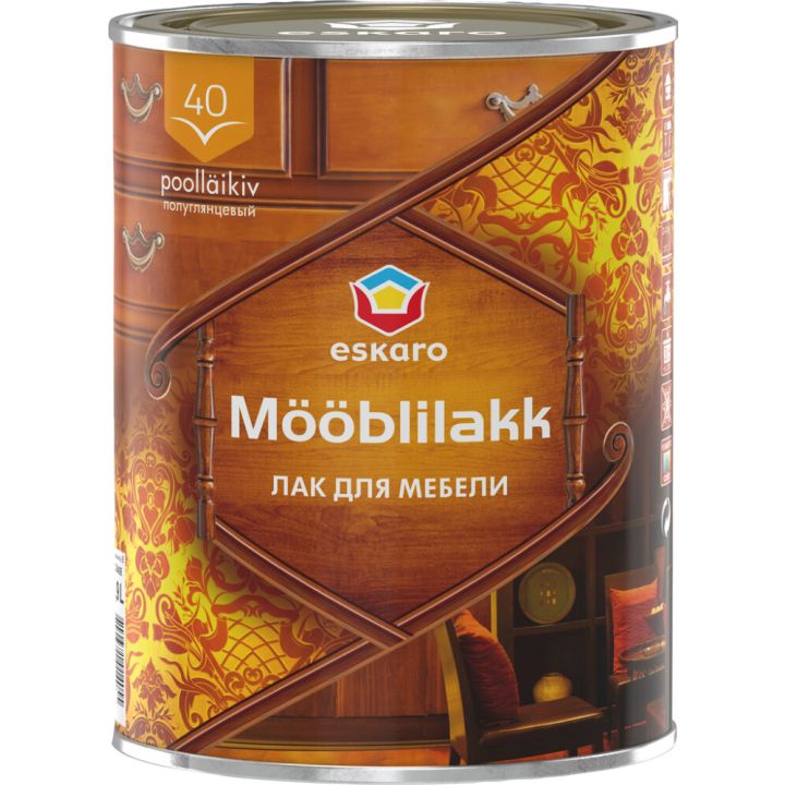 Mööblilakk 40 Eskaro 0,9 l