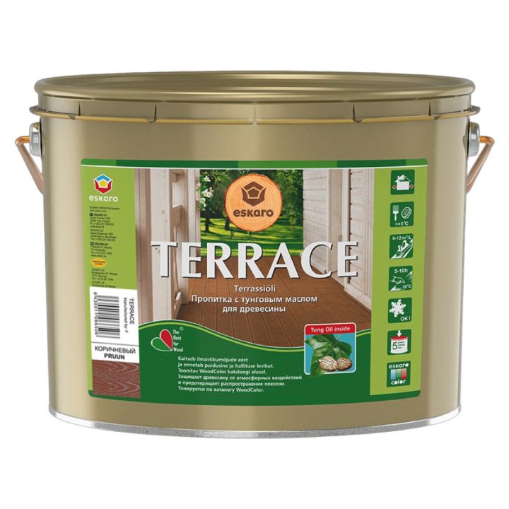 Terrassiõli Eskaro Terrace, pruun 9 l