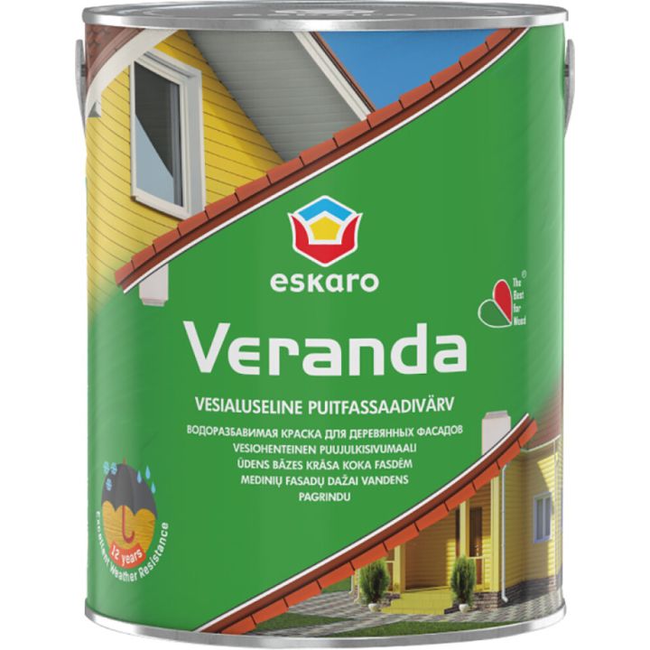 Fassaadivärv Eskaro Veranda 2,75 l, pruun