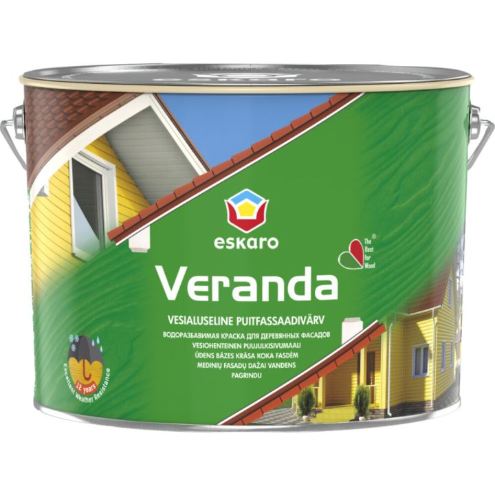 Fassaadivärv Eskaro Veranda 9,16 l, pruun