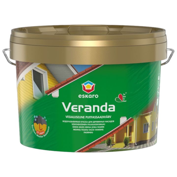 Fassaadivärv Eskaro Veranda 9,16 l, pruun