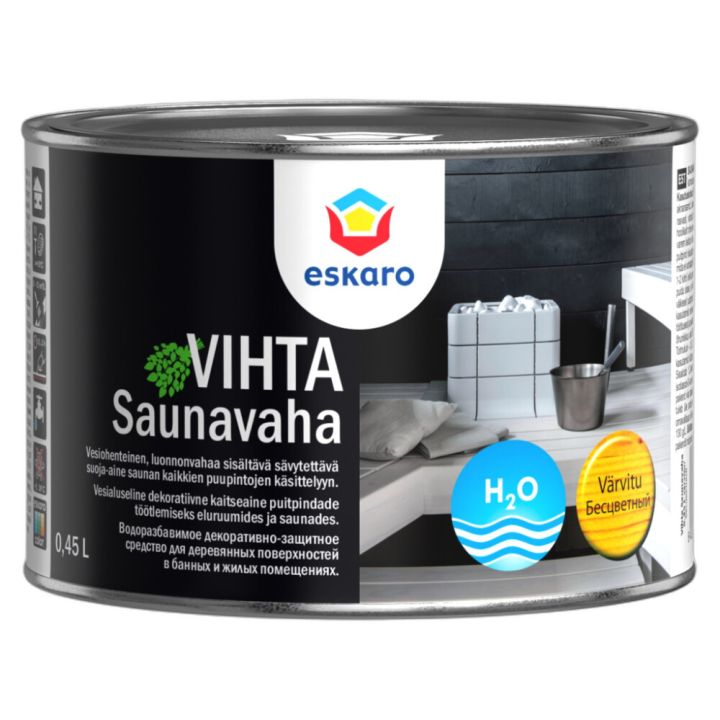 Saunavaha Eskaro Vihta, 0,45 l värvitu
