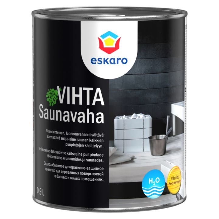 Saunavaha Eskaro Vihta, 0,9 l värvitu