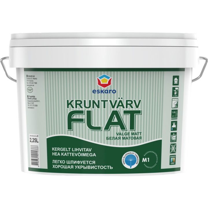 Kruntvärv Eskaro Flat 2,25 l