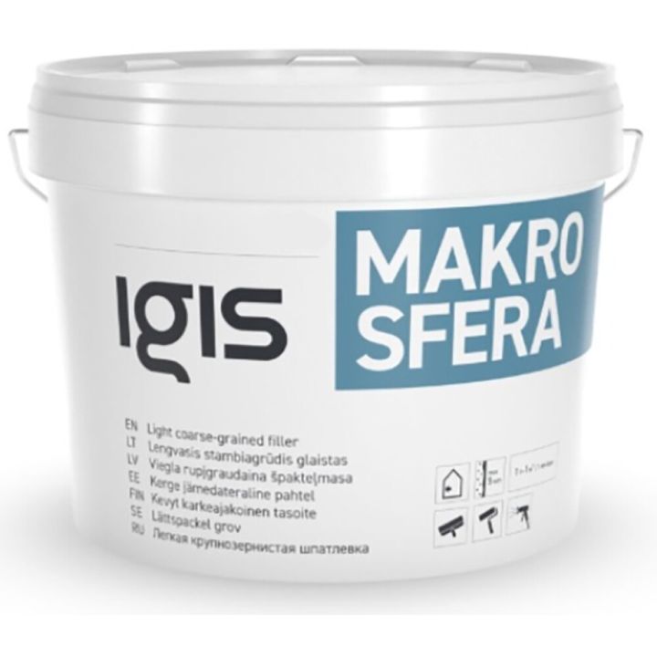 Jämedateraline pahtel Igis Makrosfera 17 l