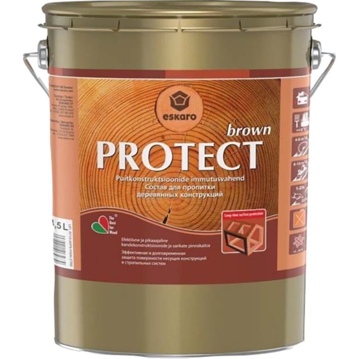 Süvaimmutusvahend Eskaro Protect Brown 4,5 l