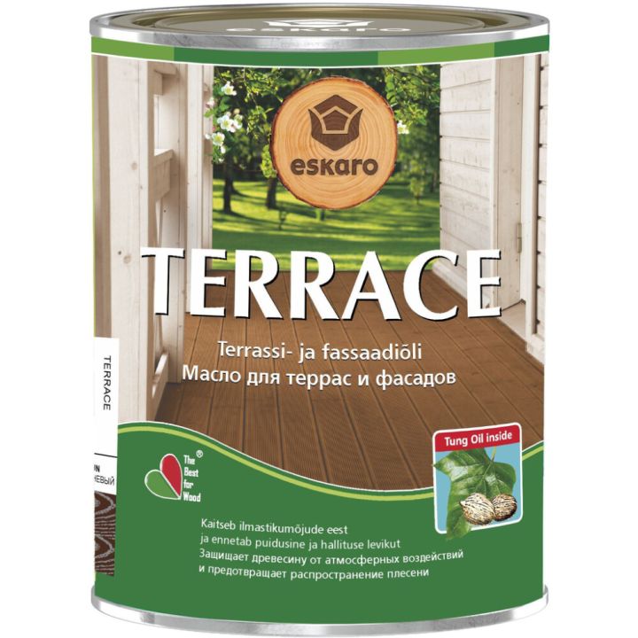 Terrassiõli Eskaro Terrace, tumepruun 0,9 l