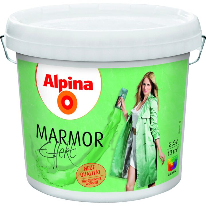 Toonitav pahtlimass Alpina Marmor Effekt 2,5 l